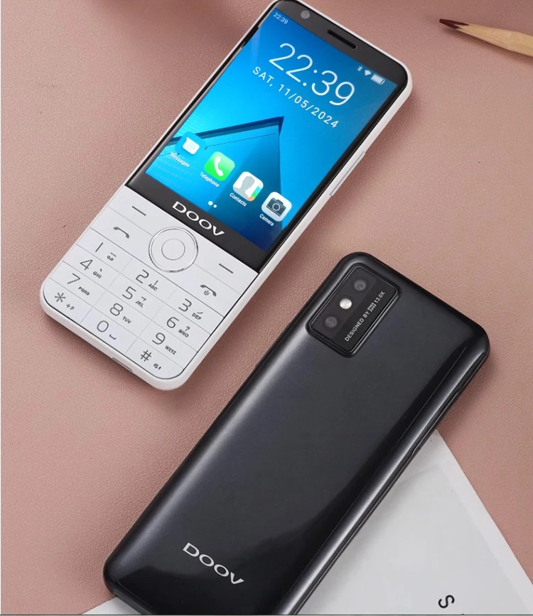 DOOV R17 PRO téléphone portable intelligent écran tactile 4G Whatsapp Android 13 clavier téléphones 3.54 "4GB 64GB 2300mAh clavier hébreu 2