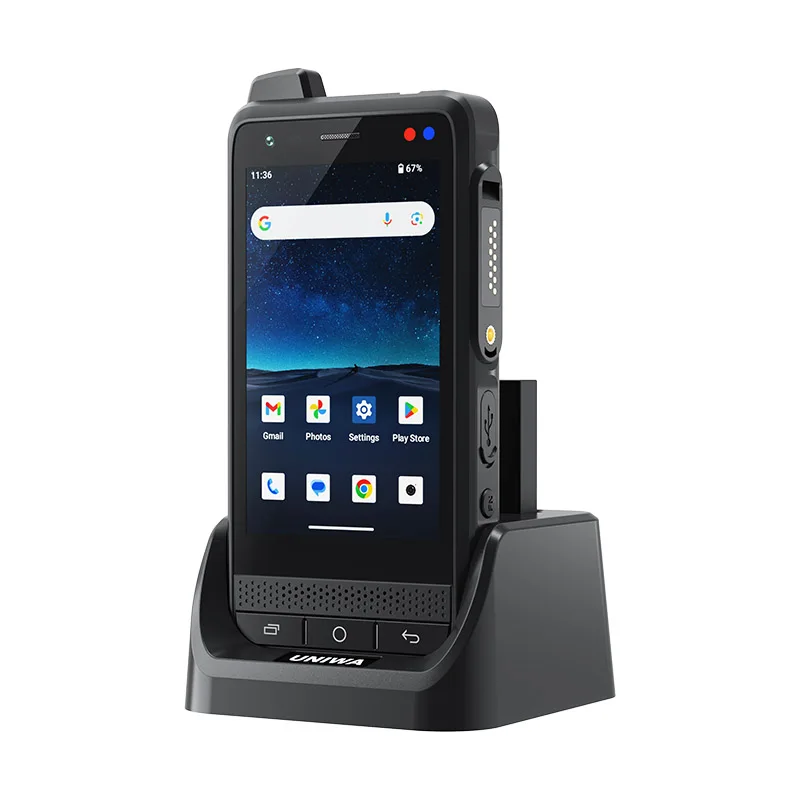 UNIWA F400 PoC talkie-walkie Zello IP65 Smartphone Android 15 4350mAh 4.0 pouces 4G gamme mondiale talkie-walkie NFC