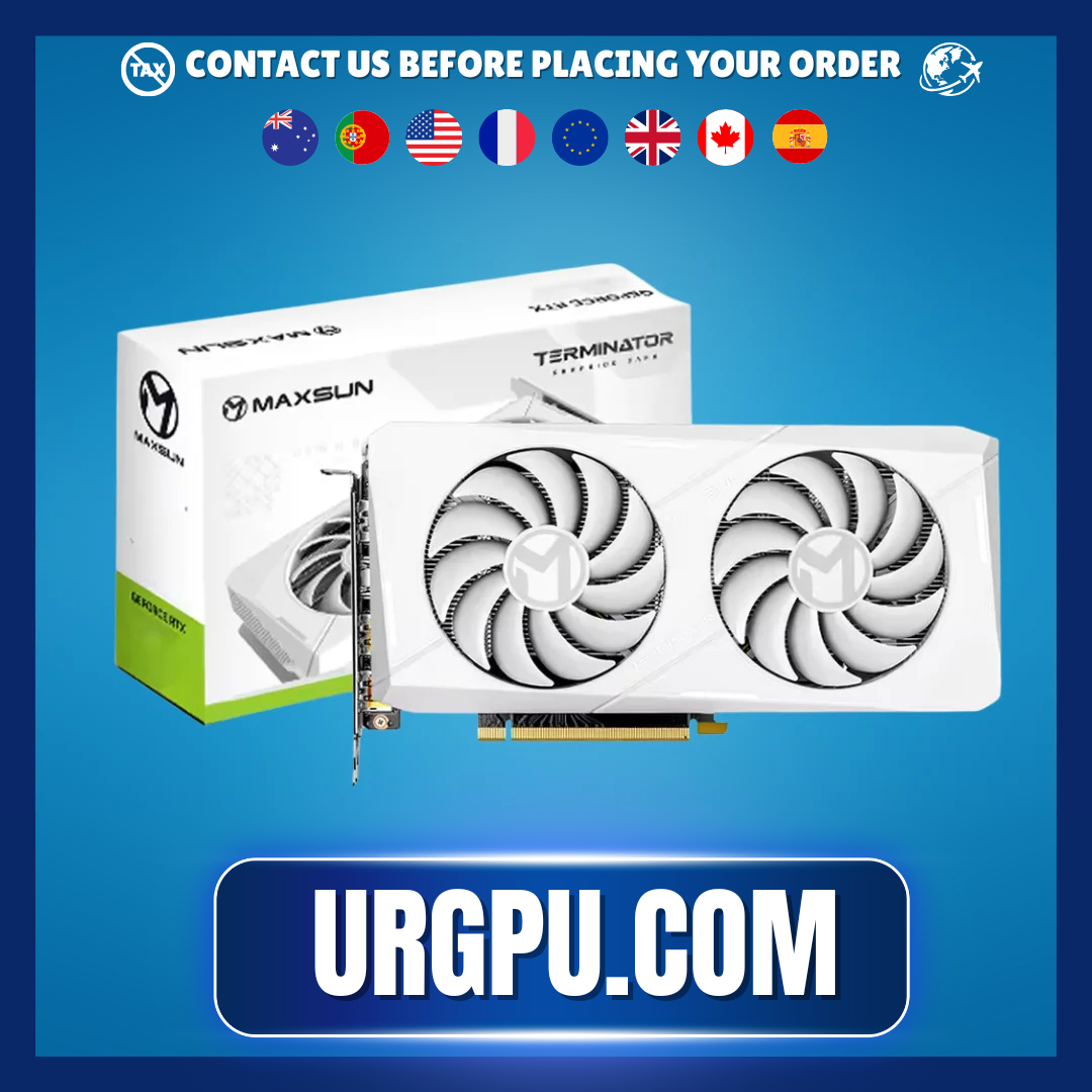 2024 cartes graphiques d'occasion RTX 4060 Terminator 8G GDDR6 GPU 128bit PCI Express 4.0 X8 carte vidéo de jeu