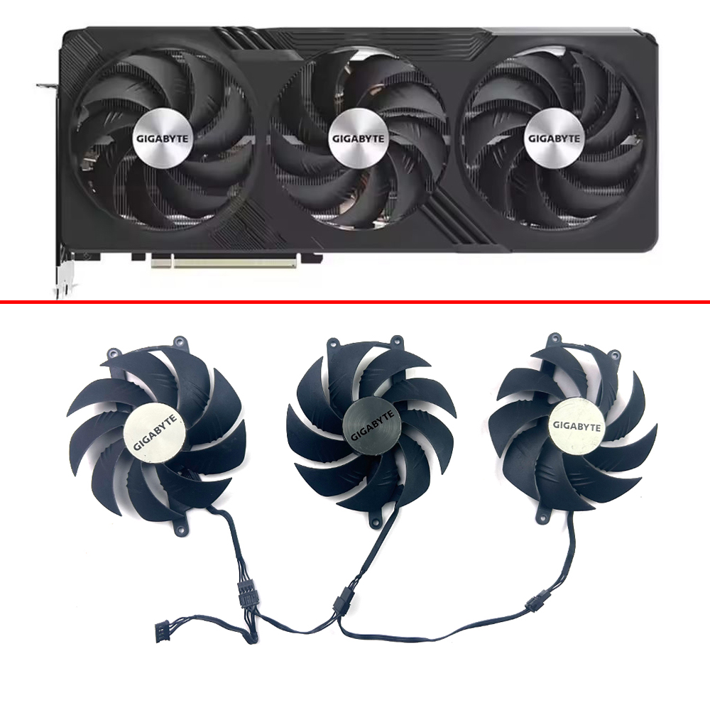 Ventilateur de refroidissement RX 7900 XTX pour carte vidéo, pour Gigabyte Radeon RX 7900 XTX GAMING RTX4070 4060, 95mm, 4 broches PLD10020S12H