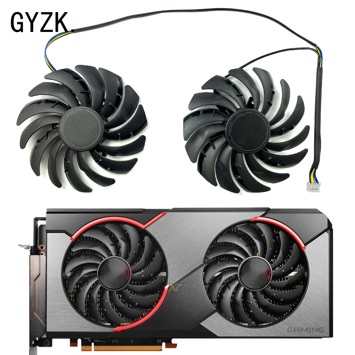 Nouveau pour MSI Radeon RX5600 5700 5700XT GAMING X ventilateur de remplacement de carte graphique PLD10010B12HH