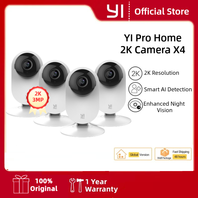 YI 4pc 2K Home Pro cam