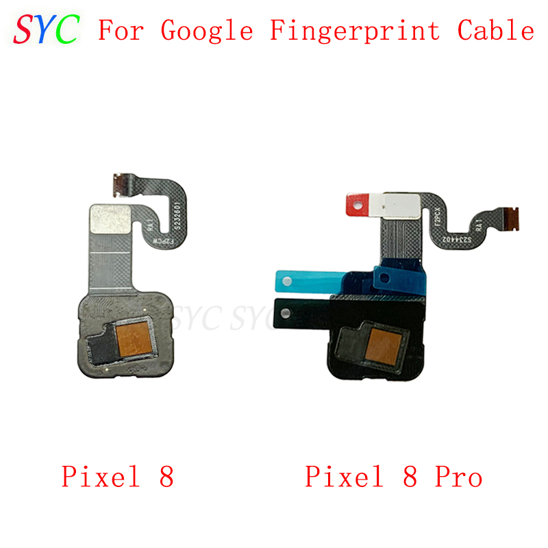 Bouton de capteur d'empreintes digitales, câble flexible pour Google Pixel 8 Pro, capteur tactile, pièces de réparation de EAU
