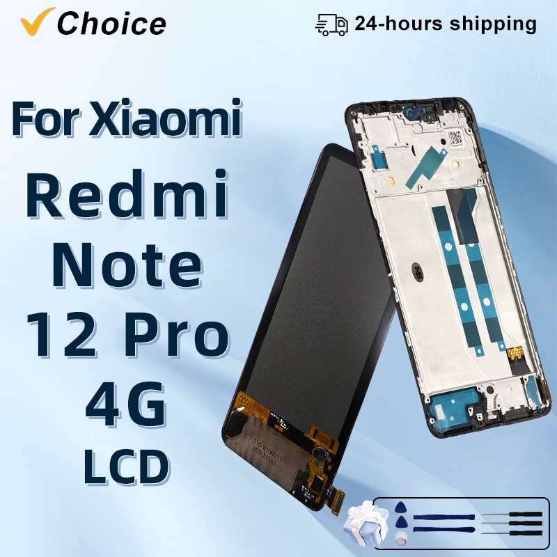 6.67 AMOLED pour Xiaomi Redmi Note 12 Pro 4G LCD écran tactile numériseur pour NOTE 12 Pro affichage 2209116AG pièces de rechange