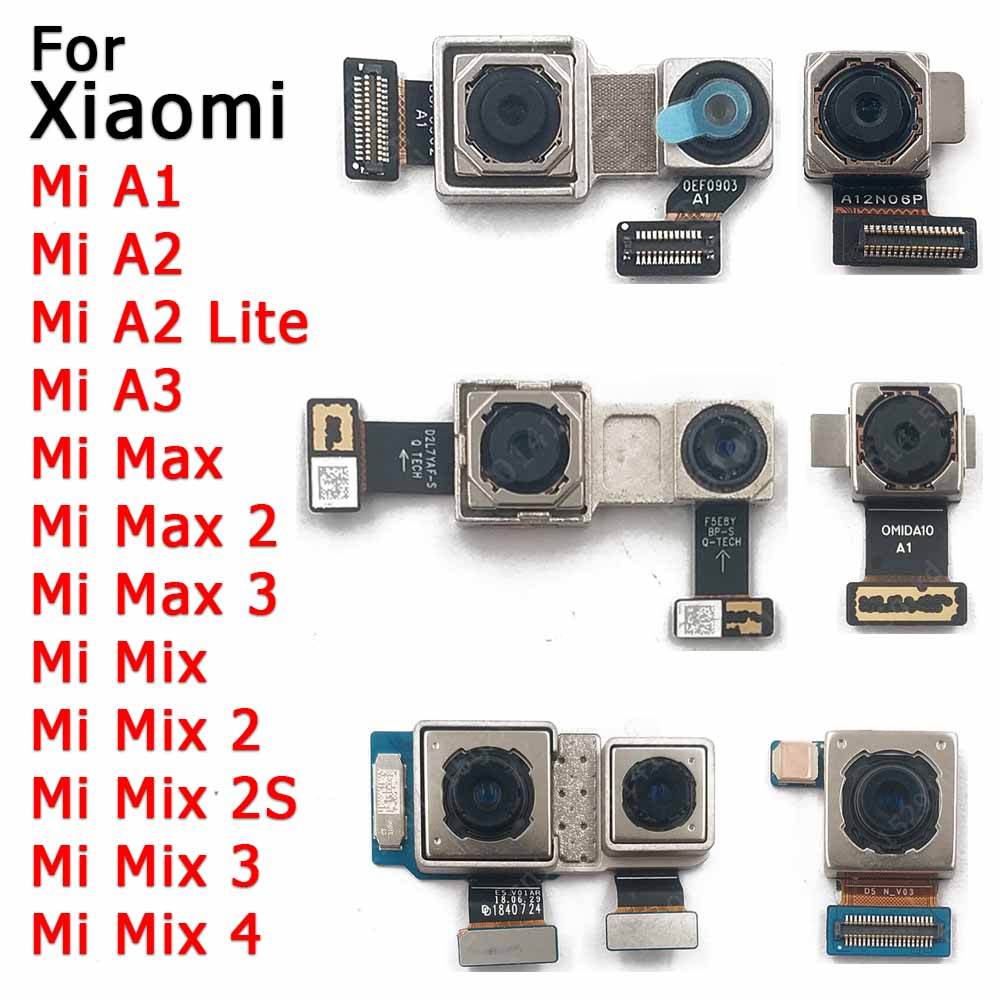 Caméra arrière pour Xiaomi Mi A3 Max 2 Mix 2S 3 A1 A2 Lite, Module de caméra arrière flexible, vue arrière, pièces de rechange