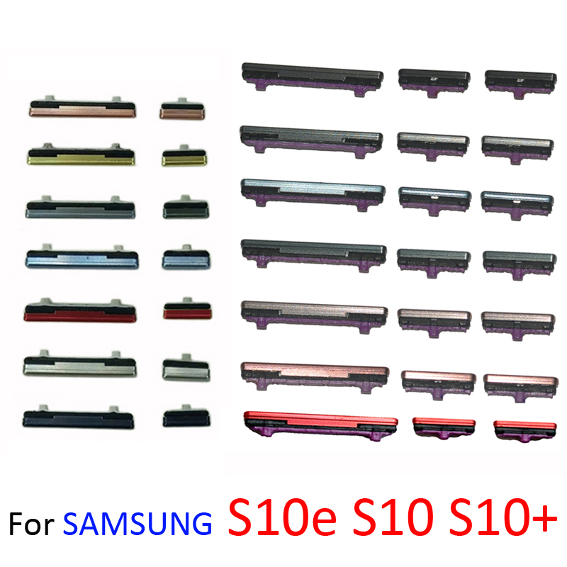 Nouveau bouton latéral de Volume d'alimentation de téléphone, pièce de rechange pour Samsung Galaxy S10e S10 Plus, bouton de Volume + marche/arrêt