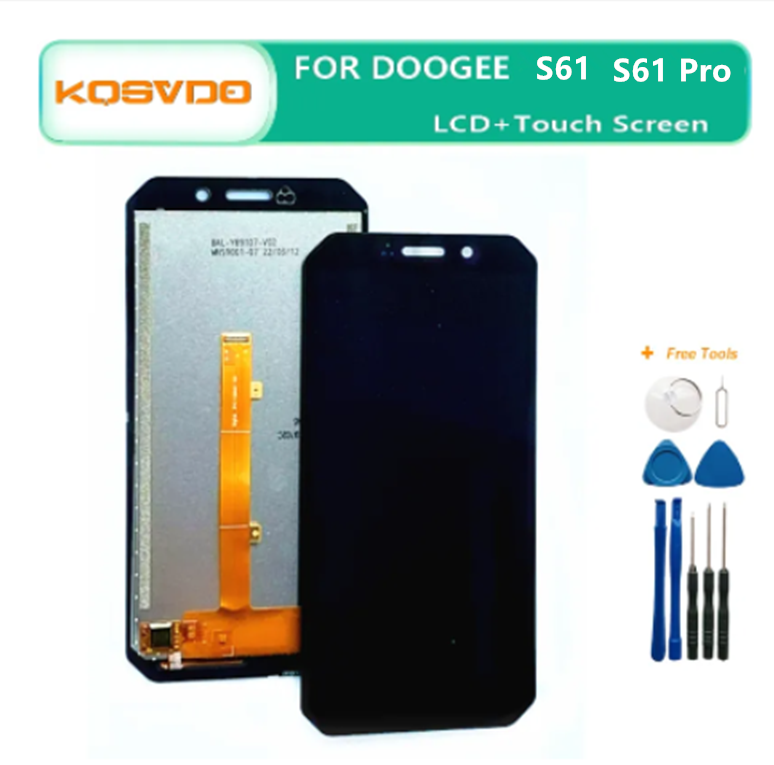 Nouveau Original pour DOOGEE S61 Pro écran d'affichage LCD + numériseur d'écran tactile pour DOOGEE S61 S51 écran LCD
