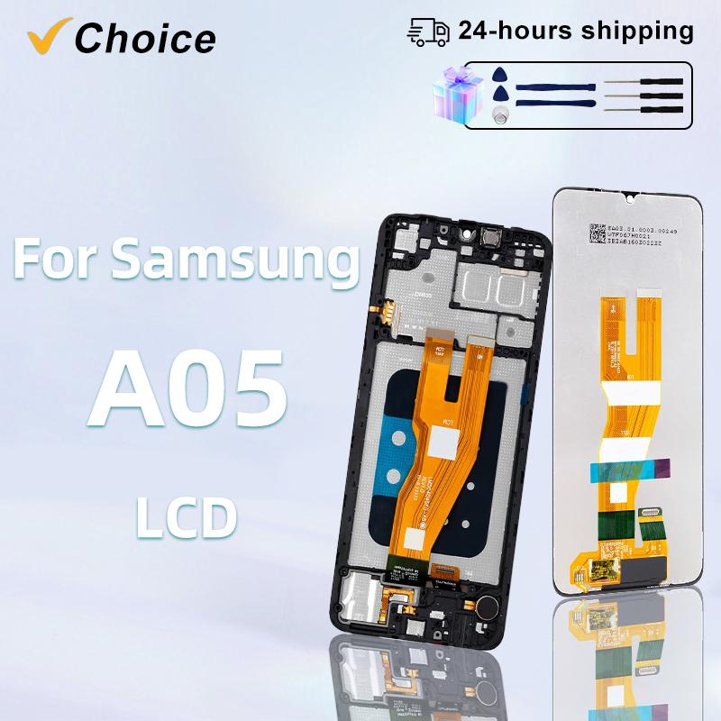 Nouveau 6.7 "IPS LCD pour Samsung Galaxy A05 écran tactile SM-A055F SM-A055M numériseur pour A055 LCD SM-A055F pièces de rechange