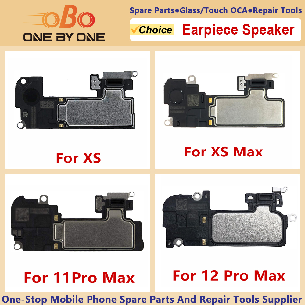 Oreille écouteur haut-parleur pour iPhone X XS XR 11 12 PRO MAX MINI oreille haut-parleur son réparation avant écouteur pièces de rechange