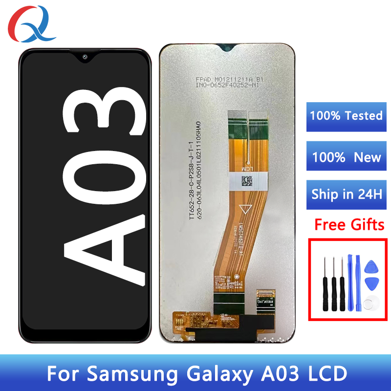 Pantalla pour Samsung A03 écran de remplacement téléphone portable LCD pour Galaxy A03 affichage pour Samsung Galaxy A03 Lcd
