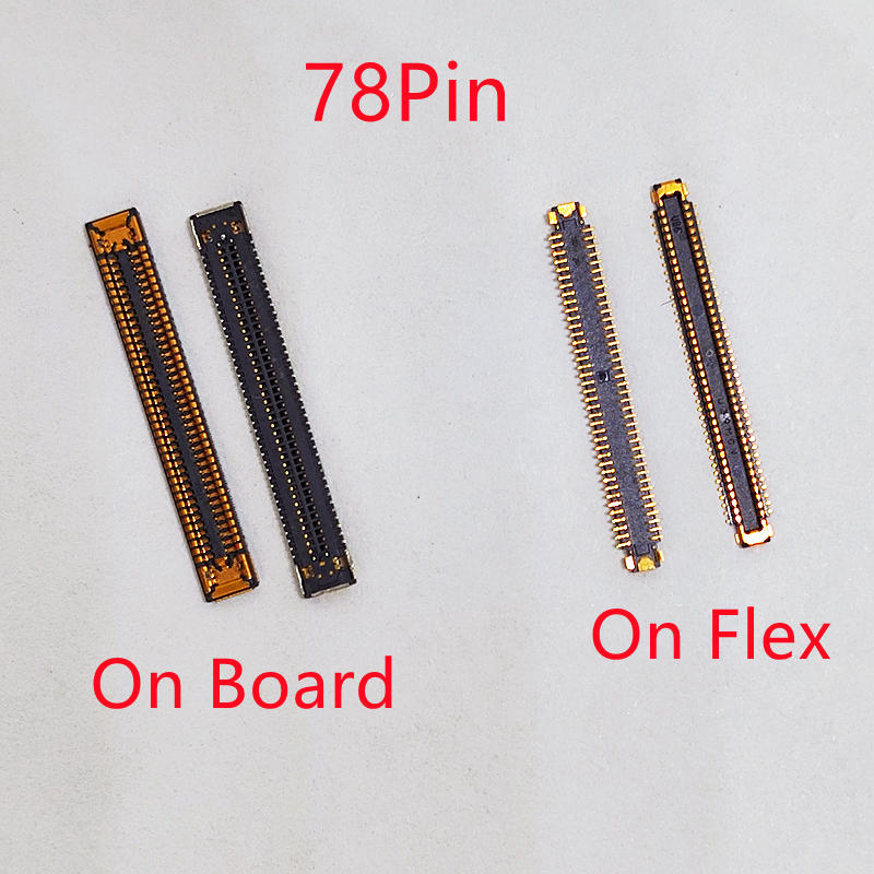 Connecteur FPC flexible pour écran d'affichage LCD, 5 à 20 pièces, pour Samsung Galaxy A12 A125 A125F A125F/DS, prise de chargement USB 78 broches