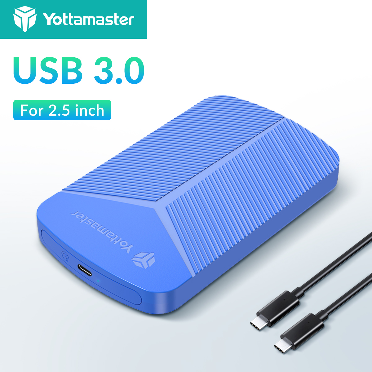 Yottamaster boîtier de disque dur 2.5 pouces SATA vers USB3.0 boîtier de disque dur 6Gbps boîtier de disque dur externe Support 6 to pour ordinateur portable