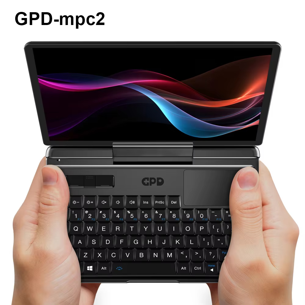 Nouveau Mini ordinateur portable GPD MicroPC 2 Intel avec écran de 7 pouces ®   Noyau ™   i3-N300 16 Go/512 Go Ordinateur portable Windows 11