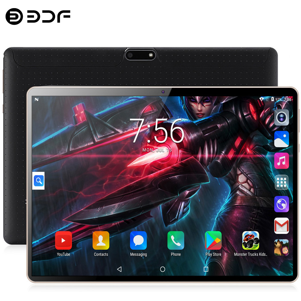 Tablette PC Android de 10 pouces, avec 4 Go de RAM et 64 Go de ROM, Dean, Octa Core, pour les touristes, 3G, appels téléphoniques, WiFi, Bluetooth, Google Play, nouvelle version mondiale